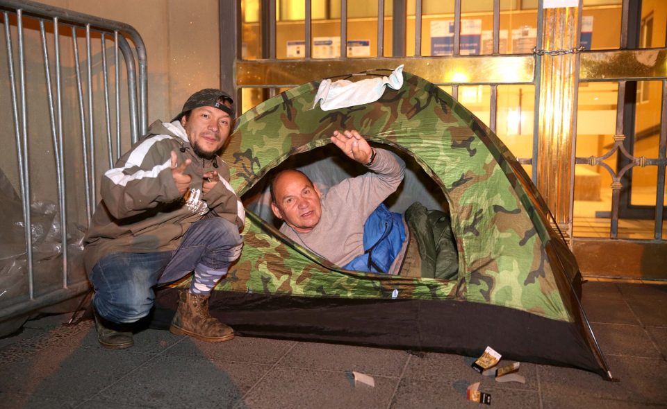 Carpas para refugiarse