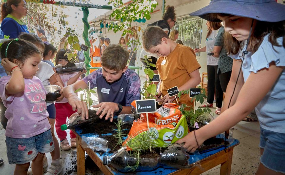 Huerto orgánico en Jardin de Calama