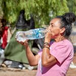 Agua para calor extremo