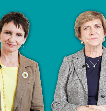Presidenciables y pobreza: Evelyn y Carolina en serie audiovisual