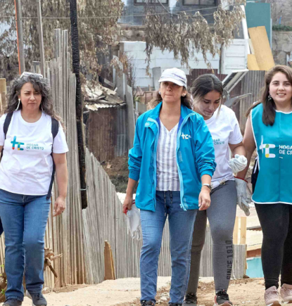 Hogar de Cristo y el voluntariado de emergencias