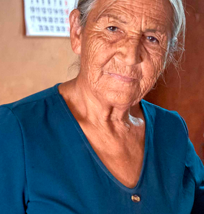 Mirna y su mediagua fiada