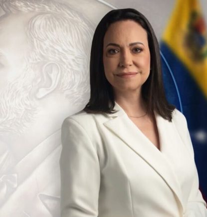 Felicitaciones a María Corina Machado: Nobel de la Paz 2025