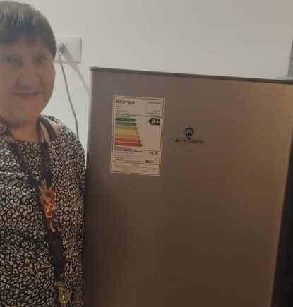 ¡Sinforosa ya tiene refrigerador!