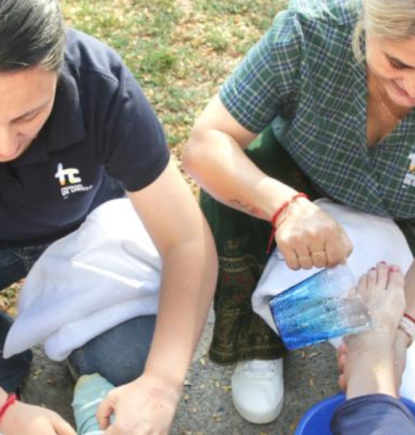 Lavado de pies en La Pintana: Un gesto de humildad