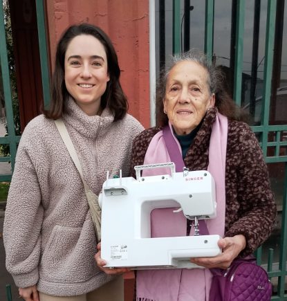 Gracias a Match Solidario: María Cristina volvió a coser